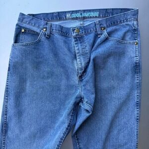 Wrangler Cowboy cut 47 Cool vantage blue denim straight leg jeans